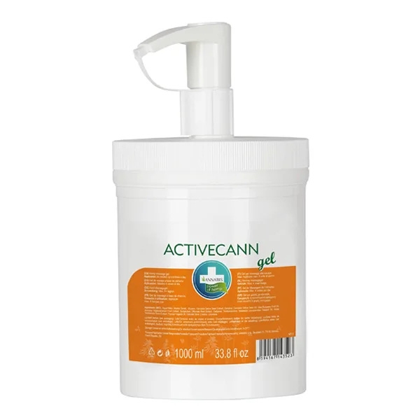 Cosmética CBD Annabis Activecann Gel 1 Lt