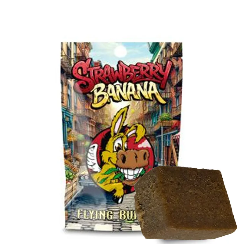 Hash CBD Flying Burrito Hash Strawberry Banana