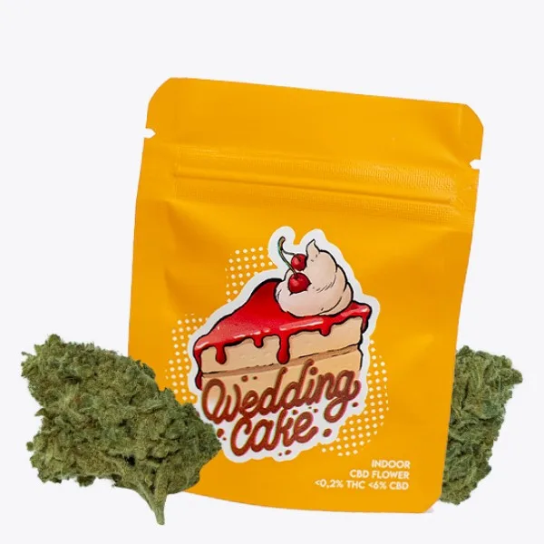Flor CBD Gorilla Grillz Indoor Wedding Cake