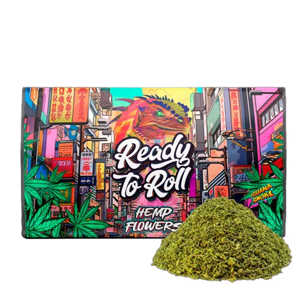 Flor CBD Iguana Smoke Ready To Roll Pouch Strawberry Gelato