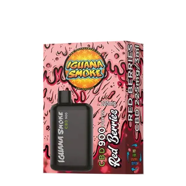 Vaper CBD Iguana Smoke Vaper 900 Red Berries