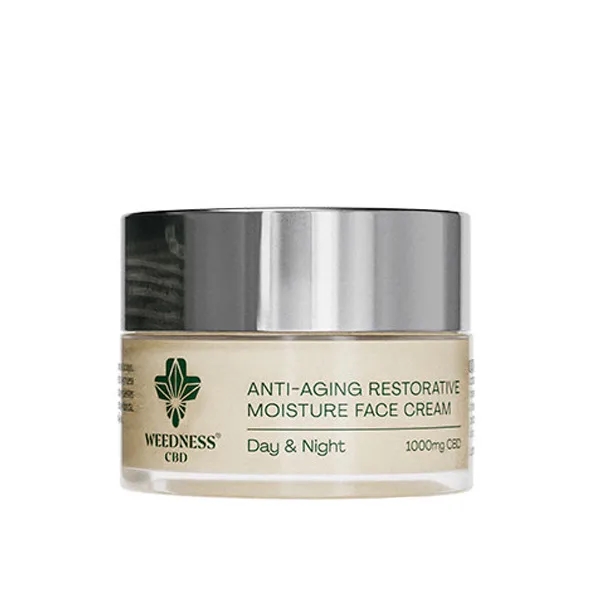 Cosmética CBD Weedness Crema Facial Antiedad 24 H